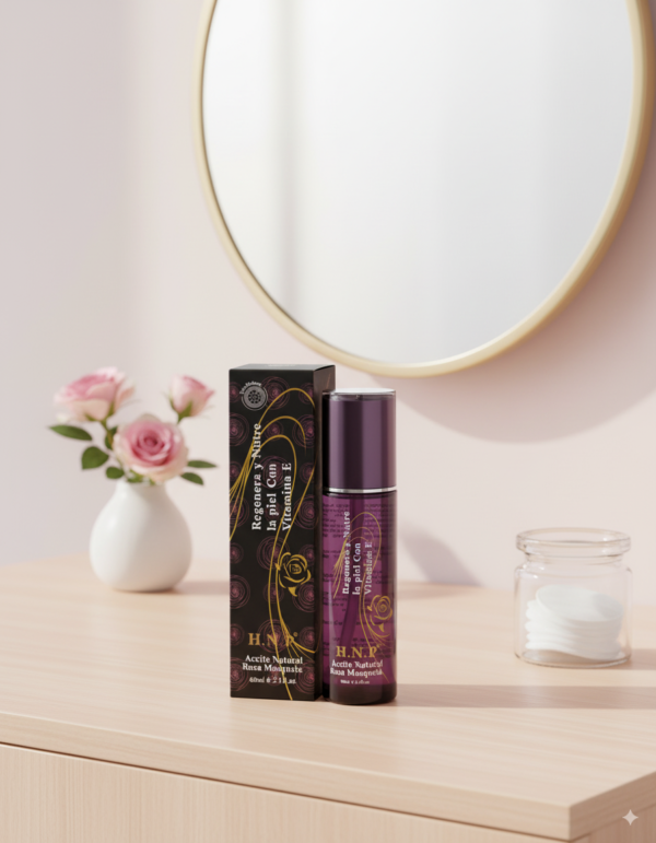 Aceite natural rosa mosqueta  H.N.P 60 ml - Imagen 3