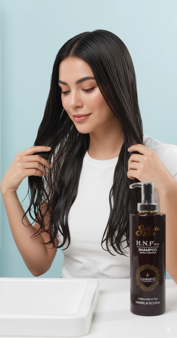 Shampoo limpieza profunda H.N.P 1000 ml - Imagen 3