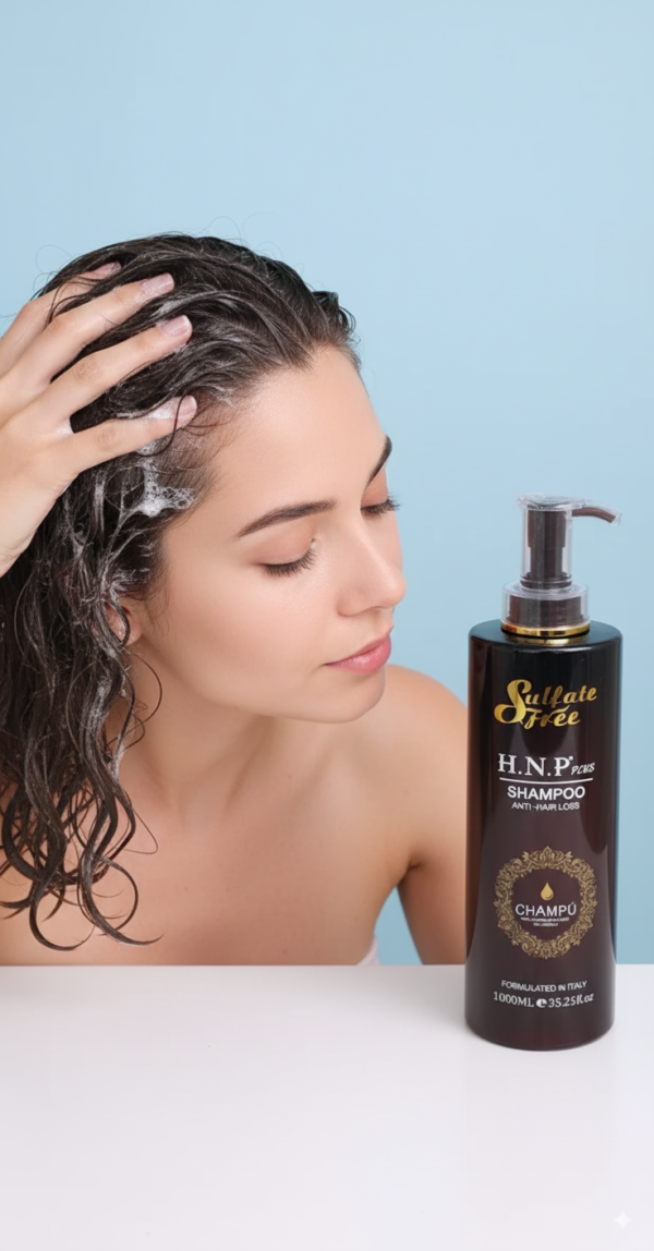 SHAMPOO ANTI HAIR LOSS H.N.P PLUS LITRO - Imagen 4