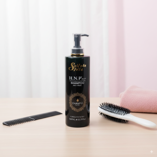 SHAMPOO ANTI FRIZZ DE LITRO HNP LIBRE DE SALES - Imagen 3
