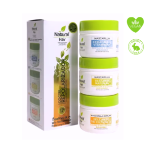 Mascarilla Sellante de Cutícula Natural Hair 600ml brillo extremo vegano Luso Costa Rica