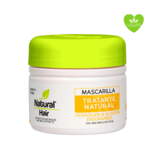 Mascarilla Natural Hair Tratante Natural 600ml hidratación y nutrición enjuagable Luso Costa Rica