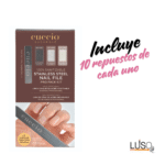 3355 LIMA DE UÑAS ACERO INOXIDABLE PRO PACK KIT PROFESIONAL CUCCIO