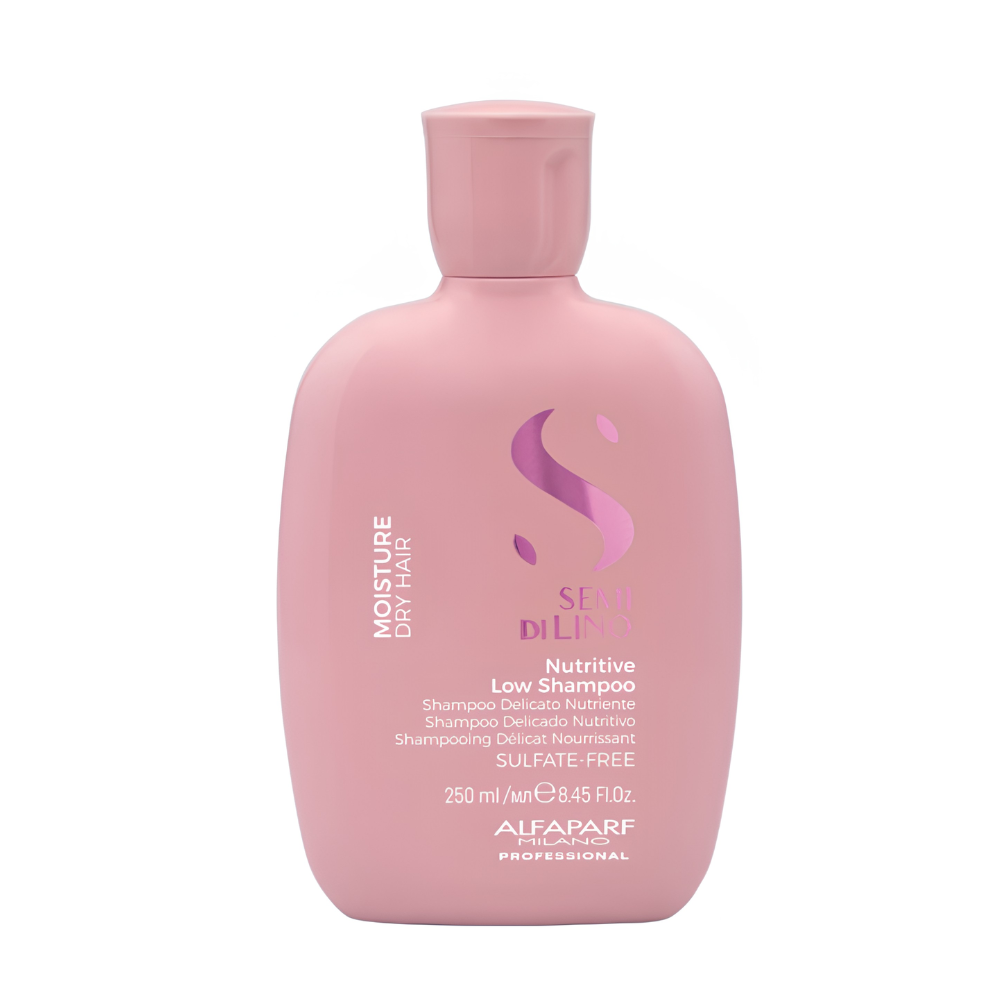 1011010235PF016415 SDL MOIST.SHAMPOO NUTRITIVO 250 ML Alfaparf Semi di Lino Moisture Nutritive Low Shampoo hidratación profesional Luso Costa Rica