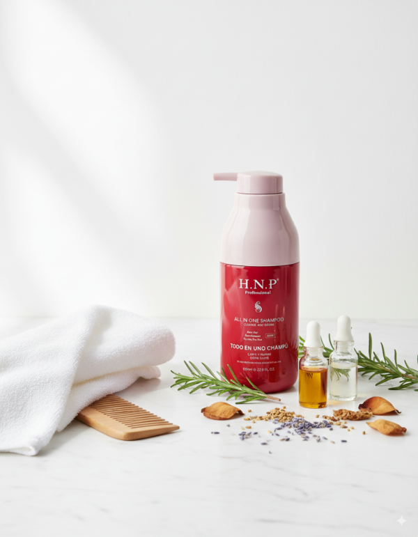 ALL IN ONE SHAMPOO HNP 650 ML - Imagen 3