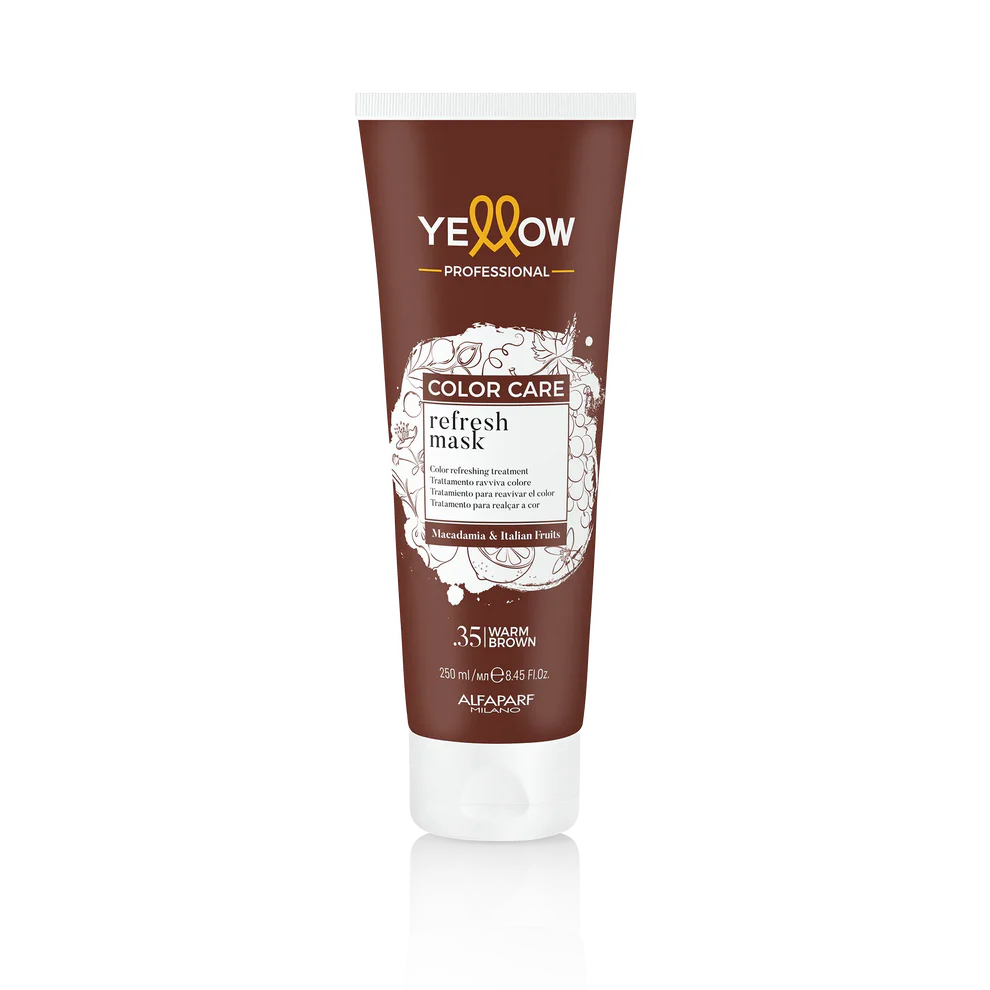 YELLOW 35 YE COLOR CARE PIGM.MASK.35 WARM BROWN 250 ML - Imagen 1