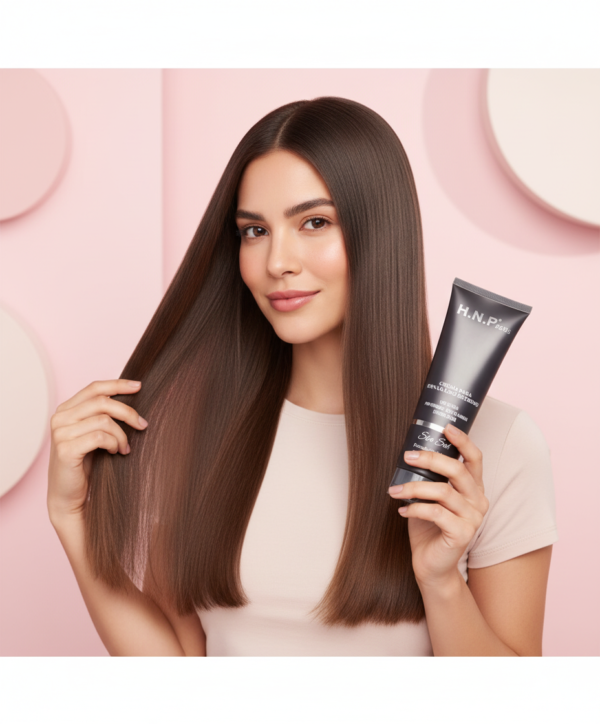 CREMA PARA PEINAR LISO EXTREMO HNP TUBO 384 ML - Imagen 2