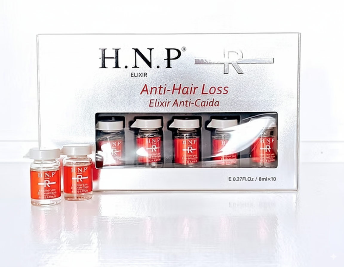 Generated Image September 22, 2025 - 9_30AM AMPOLLA ELIXIR ANTI-HAIR LOSS ANTI-CAIDA 8MLX10 CAJA - Imagen 1