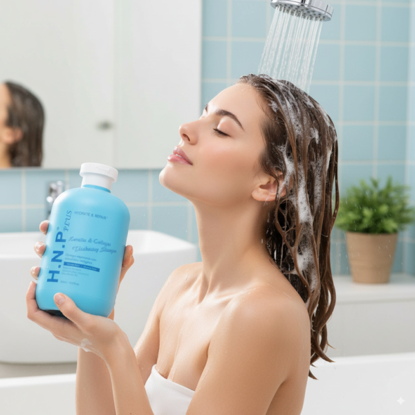 HNP KERATIN Y COLAGENO SHAMPOO - Imagen 2