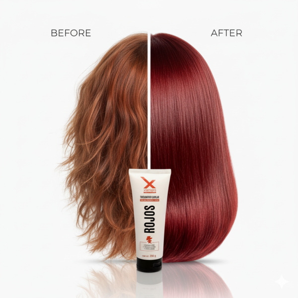 XO2053-XIOMARA MASCARILLA FIXOCOLOR ROJO 200G - Imagen 3