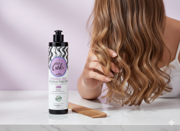 GRIFFUS LOVE CURLS CREMA PEINAR ONDULADOS INCREIBLES 420 ML - Imagen 3