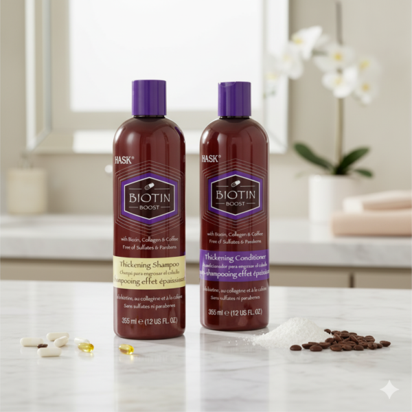 KIT HASK BIOTIN ENGROSAR CABELLO 355 ML - Imagen 2