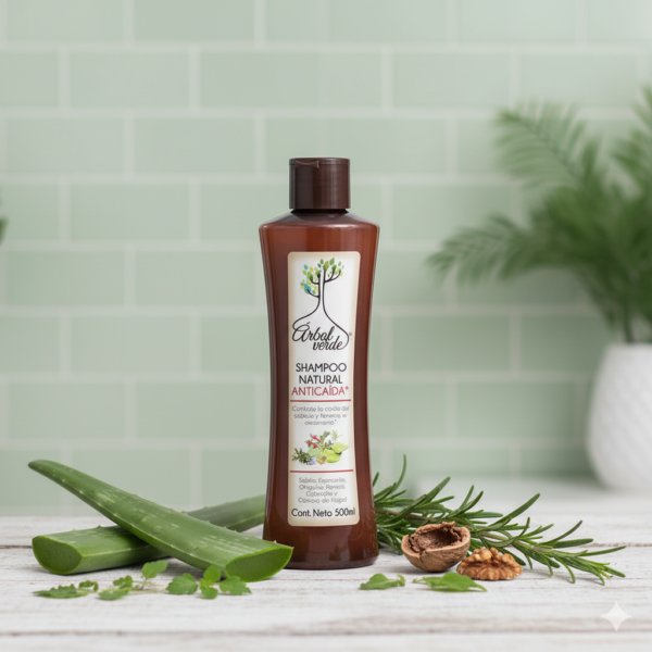 ARBOL VERDE SHAMPOO ANTICAIDA 500 ML - Imagen 2