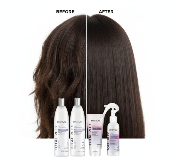 KIT KATIVA TOTAL PLEX RECONSTRUCTOR 355 ML - Imagen 3