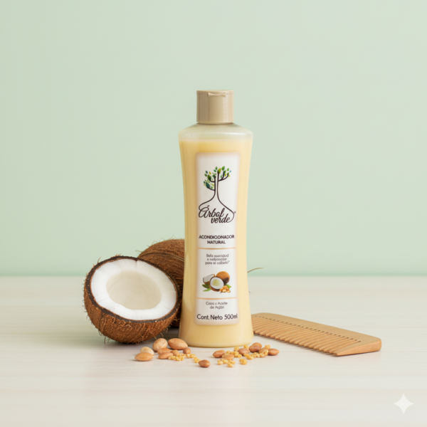 ARBOL VERDE ACONDICIONADOR COCO Y ACEITE DE ARGAN 500 ML - Imagen 2