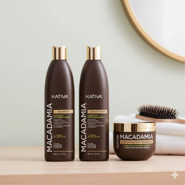 KIT KATIVA MACADAMIA 355 ML - Imagen 2