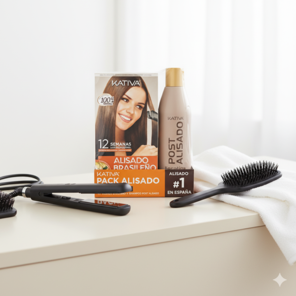 KATIVA KIT ALISADO BRASILEÑO + SHAMPOO POST ALISADO - Imagen 2