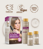 Kit Alisado Brasileño Kativa Blonde Sin Formol | Para Cabello Claro o Rubio (Hasta 12 Semanas) - Imagen 2
