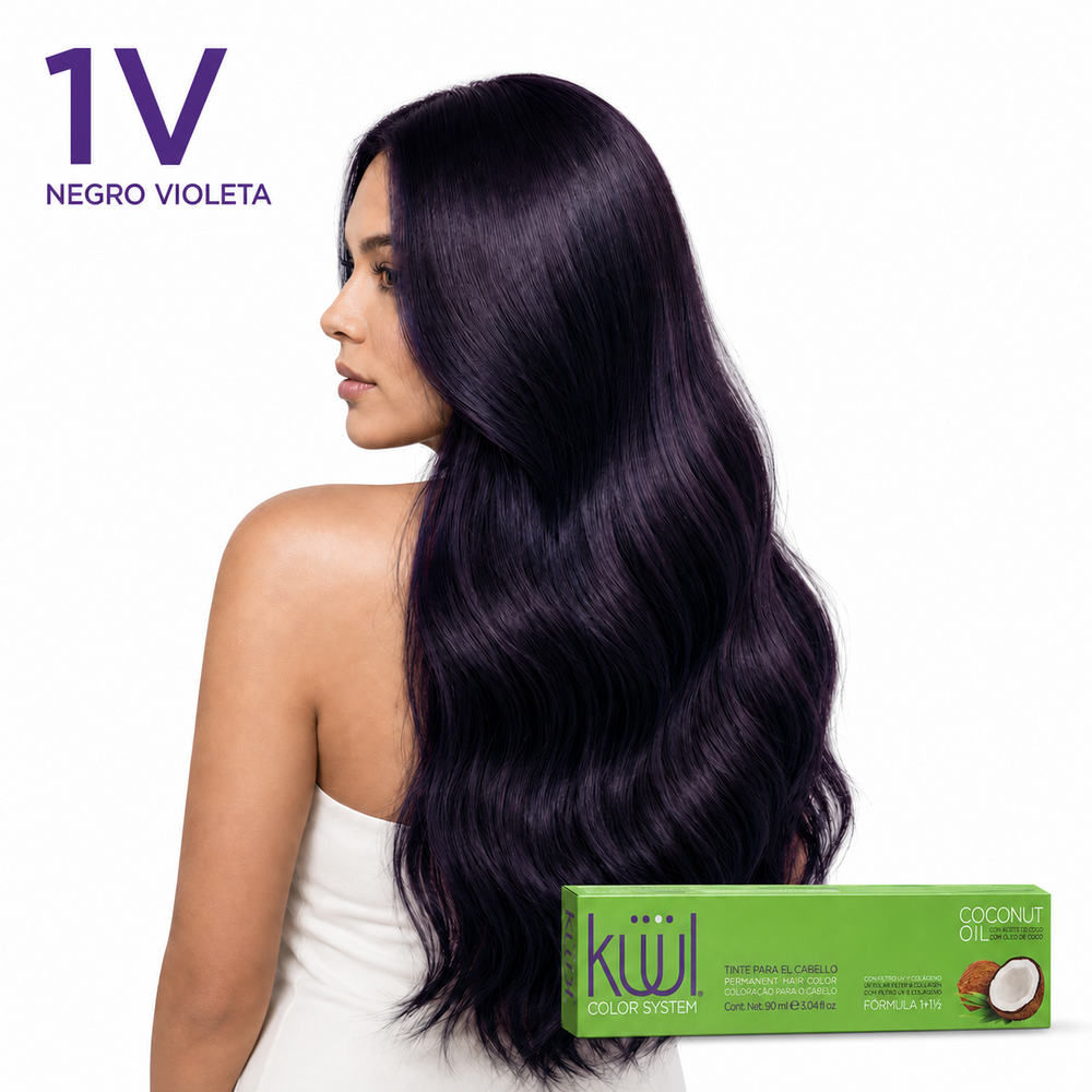 1v-negro-violeta Küül Color System 1V – Negro Violeta 90 ml - Imagen 1