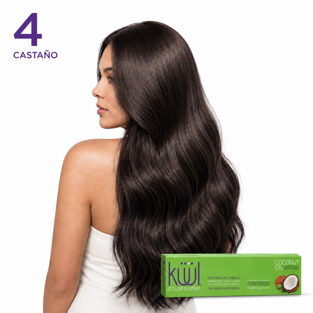 4-castano Küül Color System 4 – Castaño 90 ml - Imagen 1