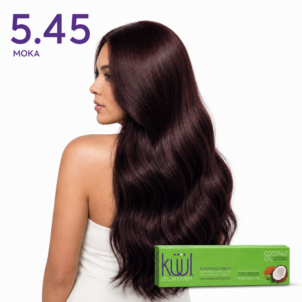 5-45-moka Küül Color System 5.45 – Castaño Claro Cobrizo Caoba 90 ml - Imagen 1
