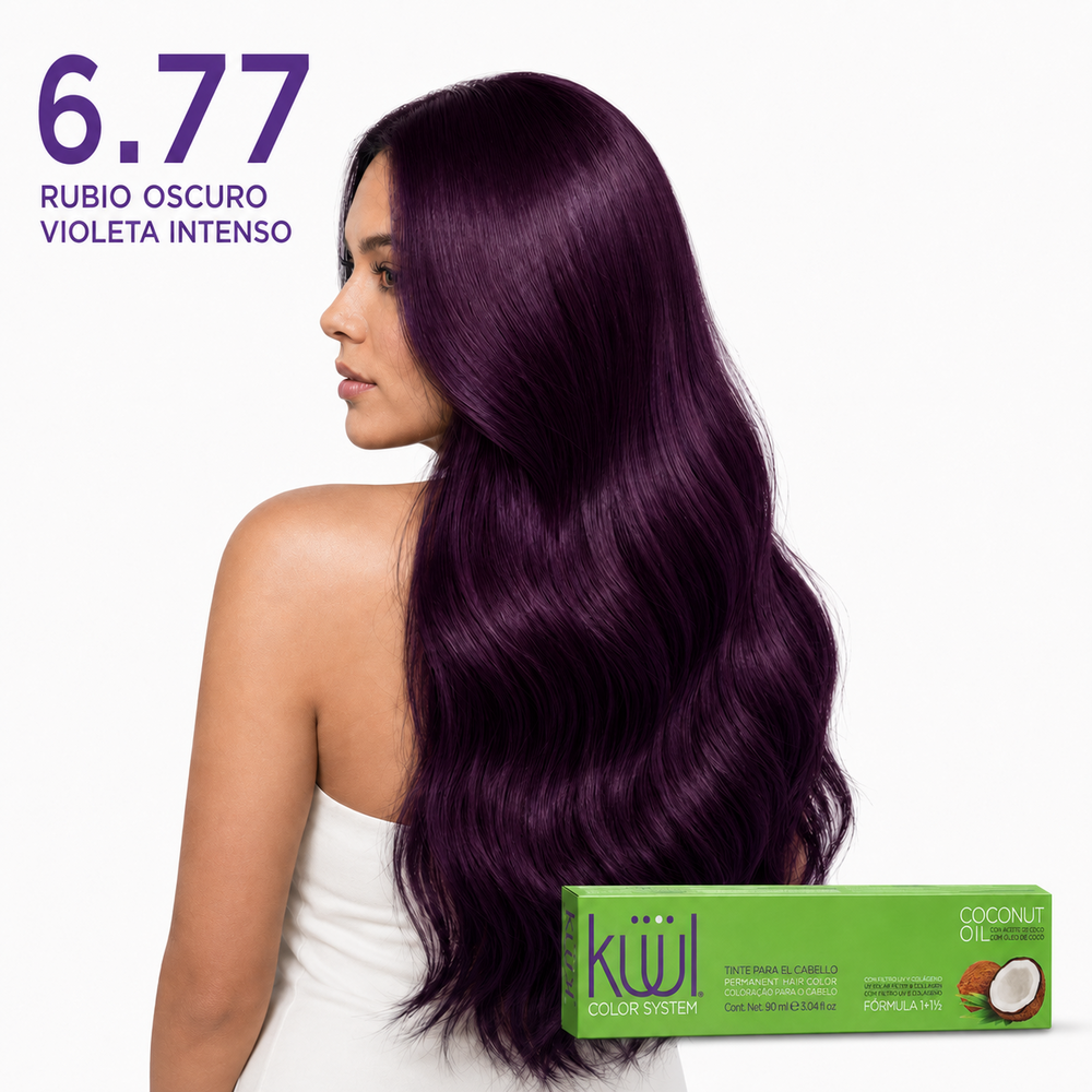 6-77-rubio-oscuro-violeta-intenso Küül Color System 6.77 – Rubio Oscuro Violeta Intenso 90 ml - Imagen 1