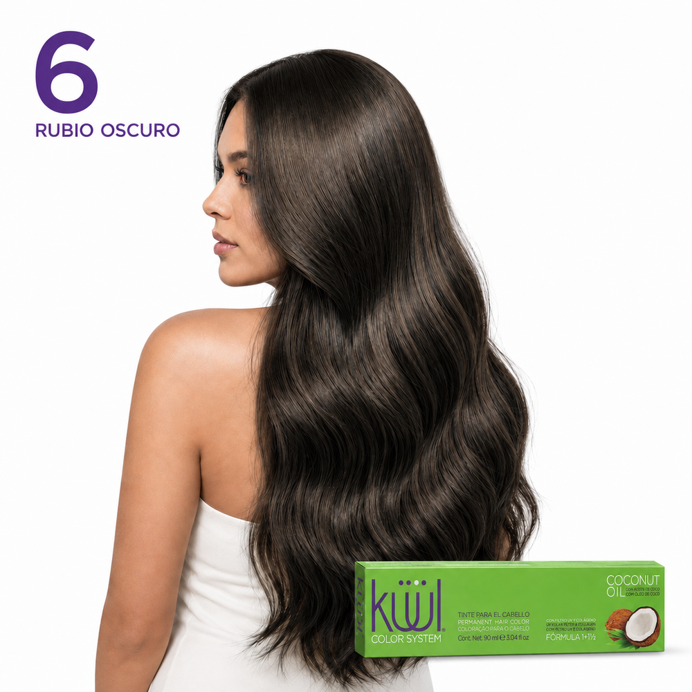 6-rubio-oscuro Küül Color System 6 – Rubio Oscuro 90 ml - Imagen 1