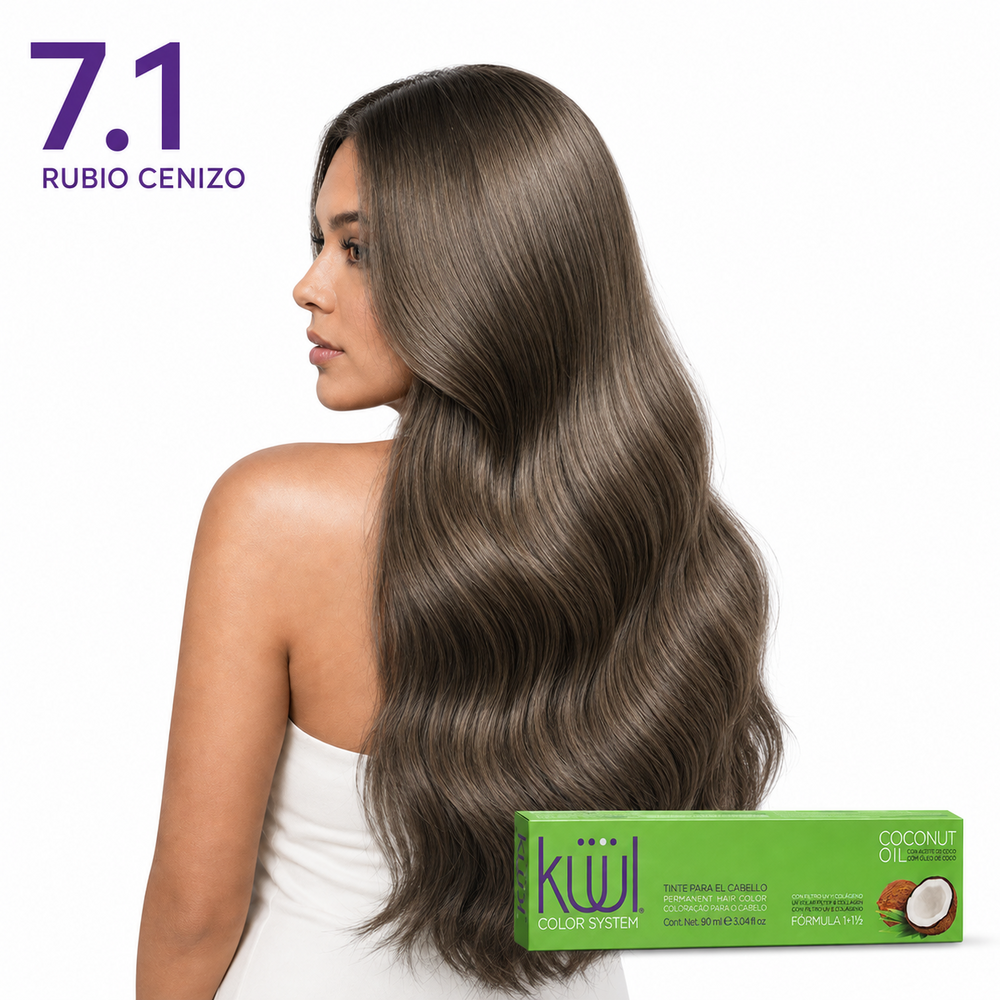 7-1-rubio-cenizo Küül Color System 7.1 – Rubio Cenizo 90 ml - Imagen 1