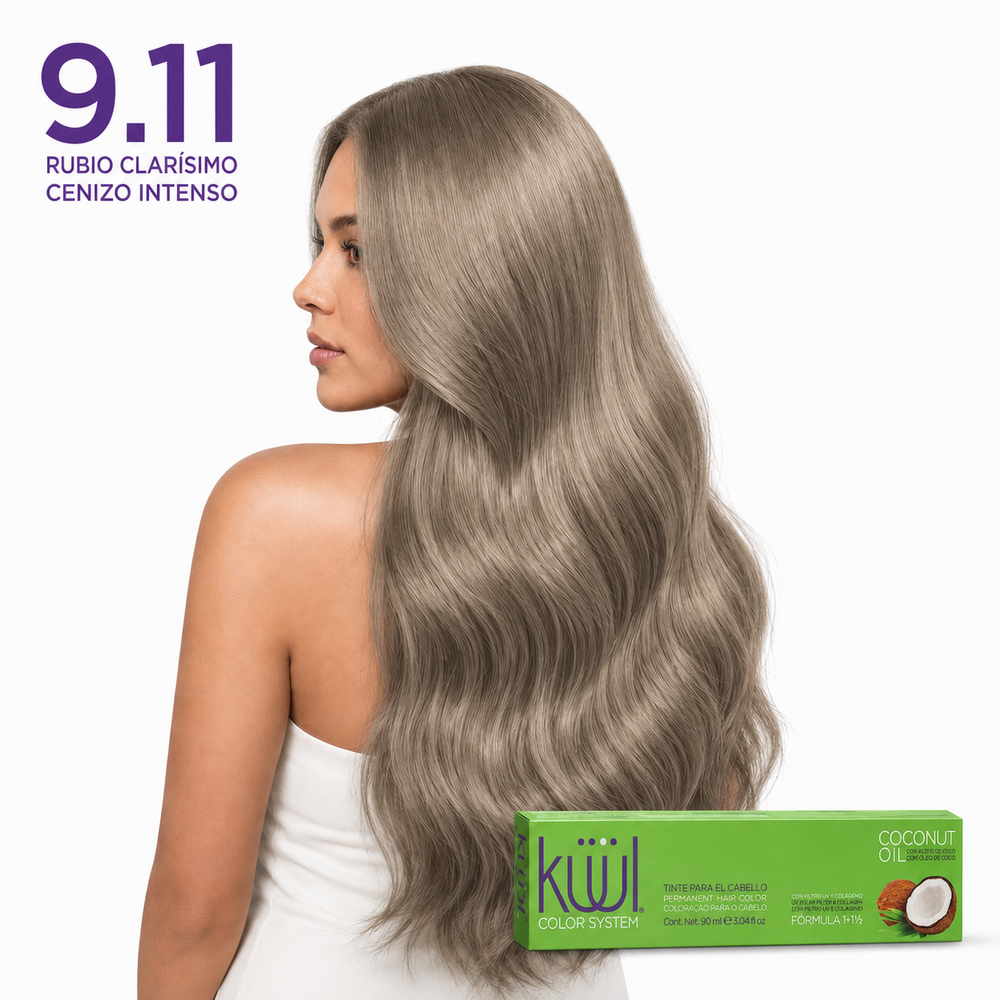 9-11-rubio-clarisimo-cenizo-intenso Küül Color System 9 – Rubio Clarísimo 90 ml - Imagen 1
