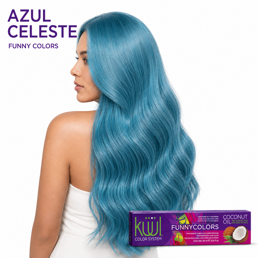 funny-azul-celeste Küül Funny Colors Azul Celeste 90 ml - Imagen 1